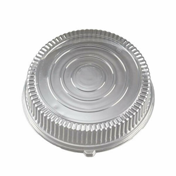 Emi Yoshi 18 in. Round Clear Dome Lid Low Profile - Pet, 25PK EMI-380LLP